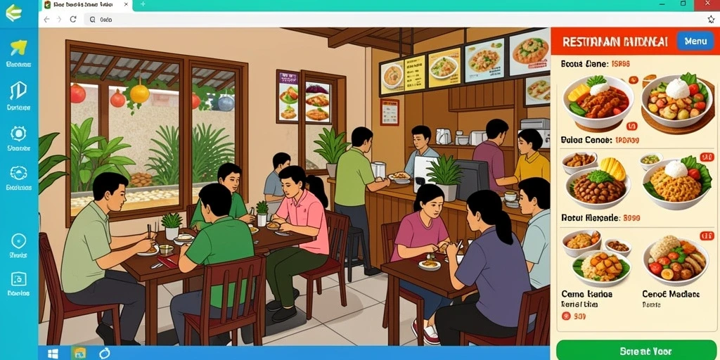 Tampilan antarmuka yang intuitif dan mudah dipahami.