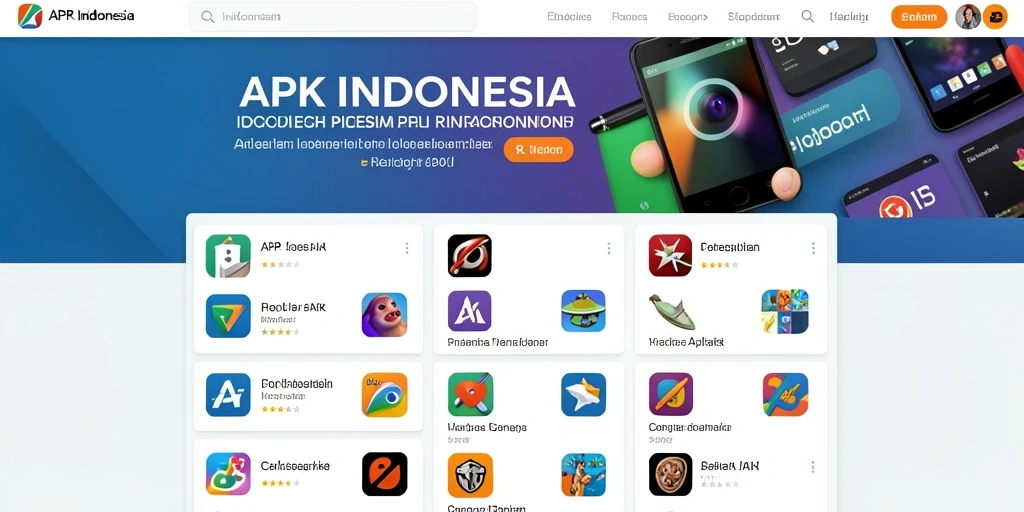 Screenshot aplikasi menunjukkan antarmuka yang menarik dan user-friendly.