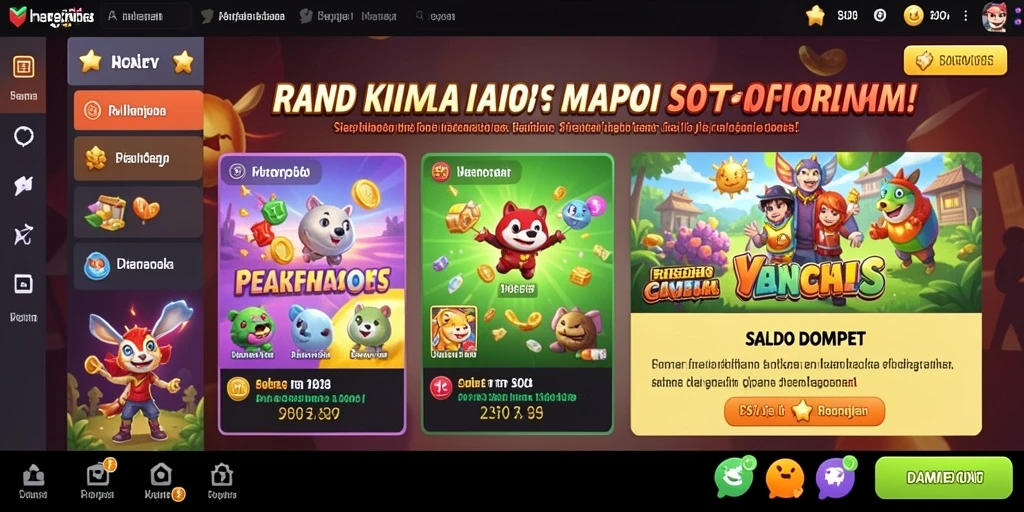 Tampilan antarmuka yang menarik dan modern.