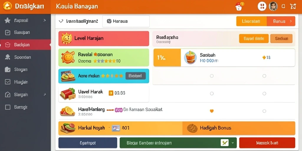 Tampilan antarmuka yang menarik dan user-friendly.
