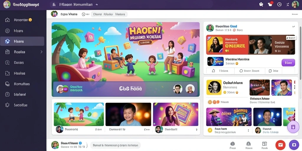 Tampilan halaman awal yang menarik.