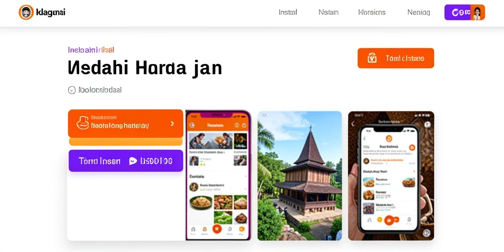 Tampilan antarmuka yang intuitif dan menarik.